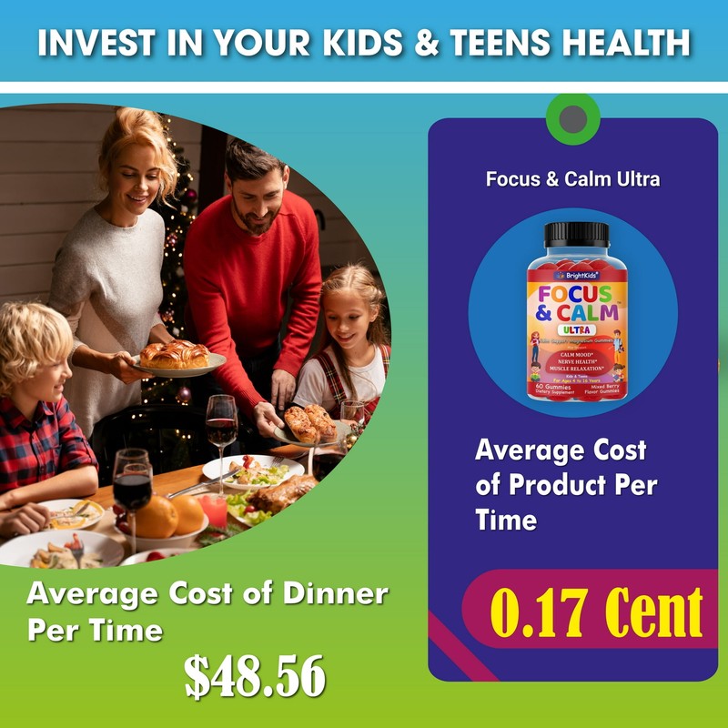 Kids Magnesium Calm Gummies for Nerve Bone and Muscle Health for Kids Wellness gallery
