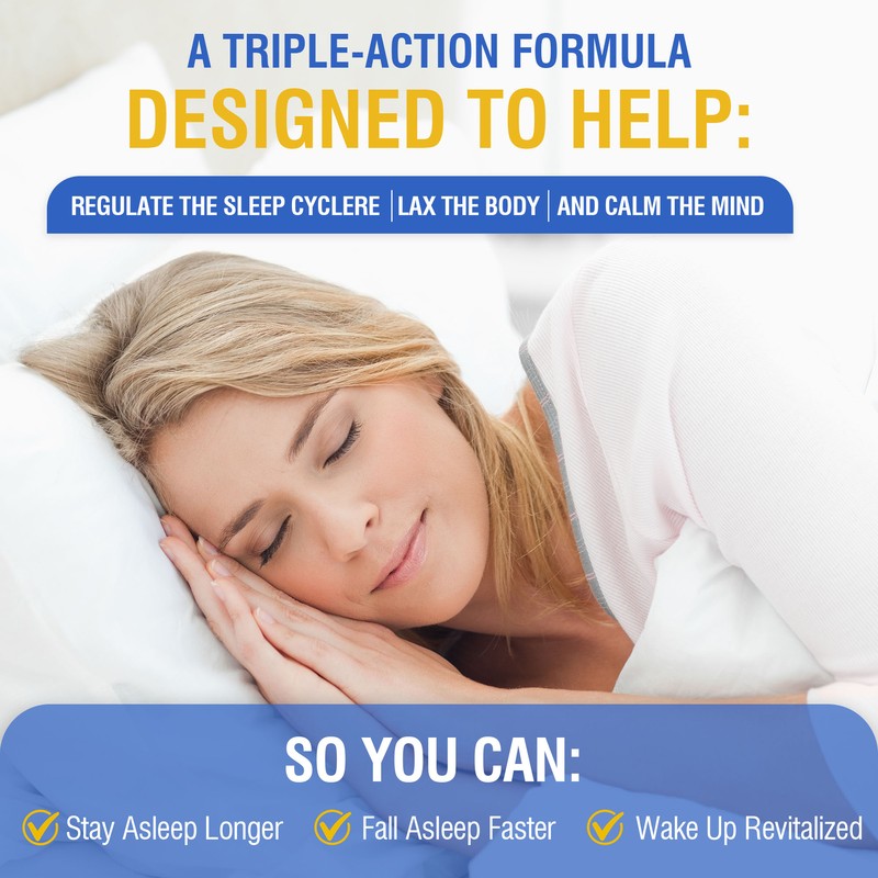 Sleep Capsules - Melatonin, Promotes Sleep and Relieves Anxiety and Stress gallery