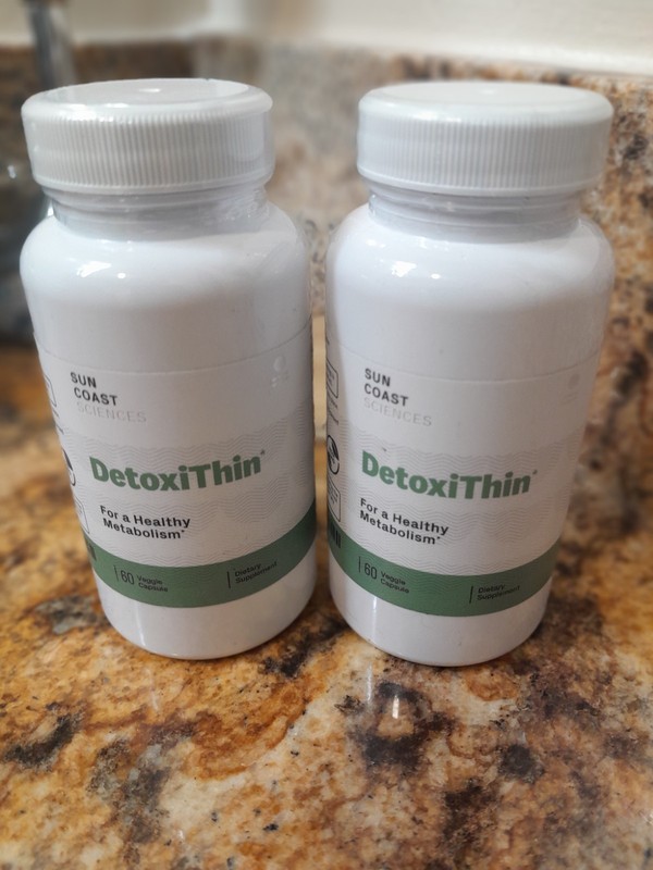 Sun Coast DetoxiThin For a Healthy Metabolism 120 Caps 2 Bottles of 60ea