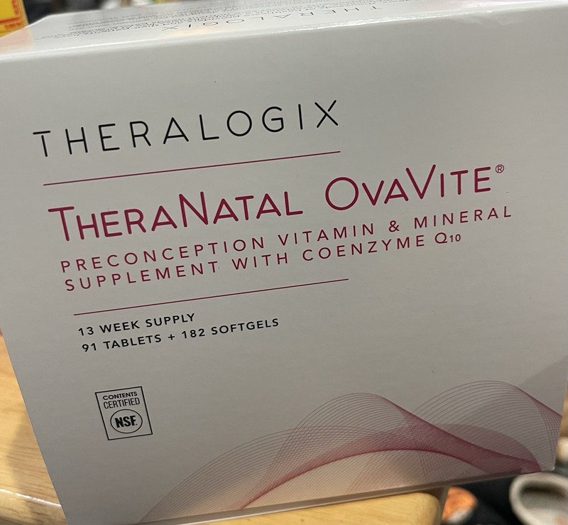 Theralogix TheraNatal OvaVite Preconception Vitamins 13-Week Supply 07/2027