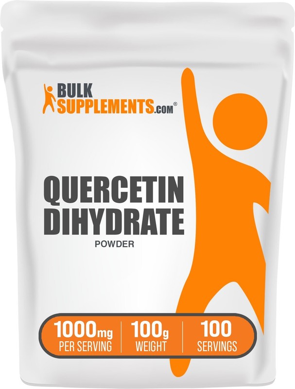 BulkSupplements Quercetin Dihydrate Powder 100g – 1000 mg Per Serving