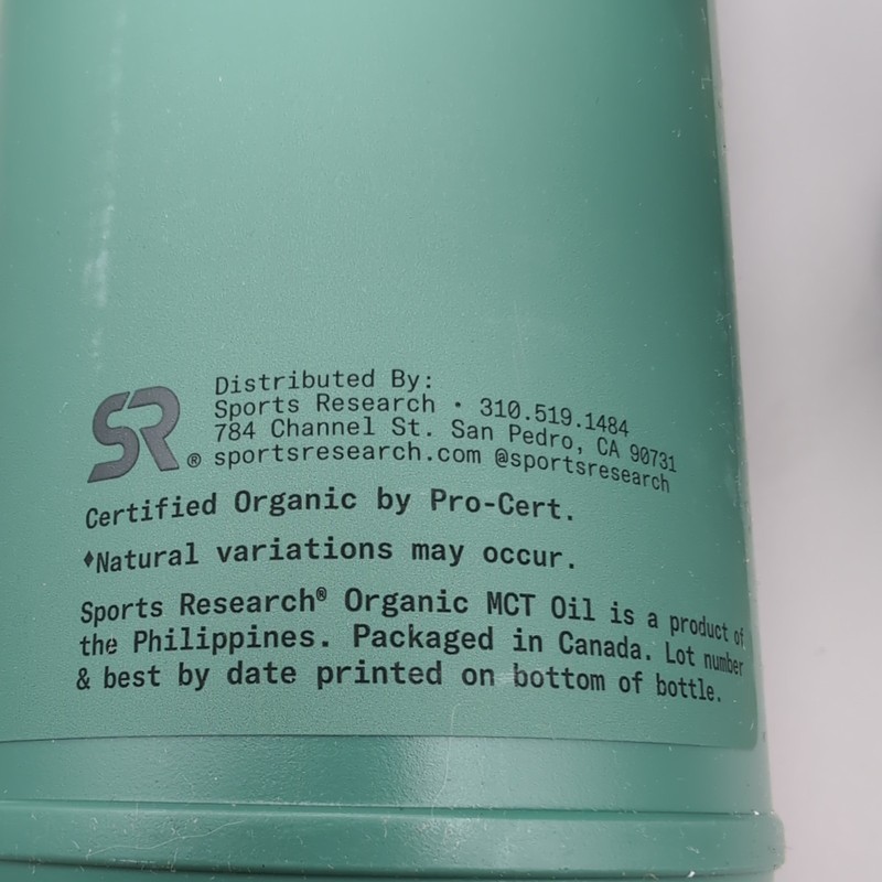 NEW SEALED 4 PACK MCT Oil Organic C8 + C10 by Sports Research Exp 2028 FREE SHIP gallery