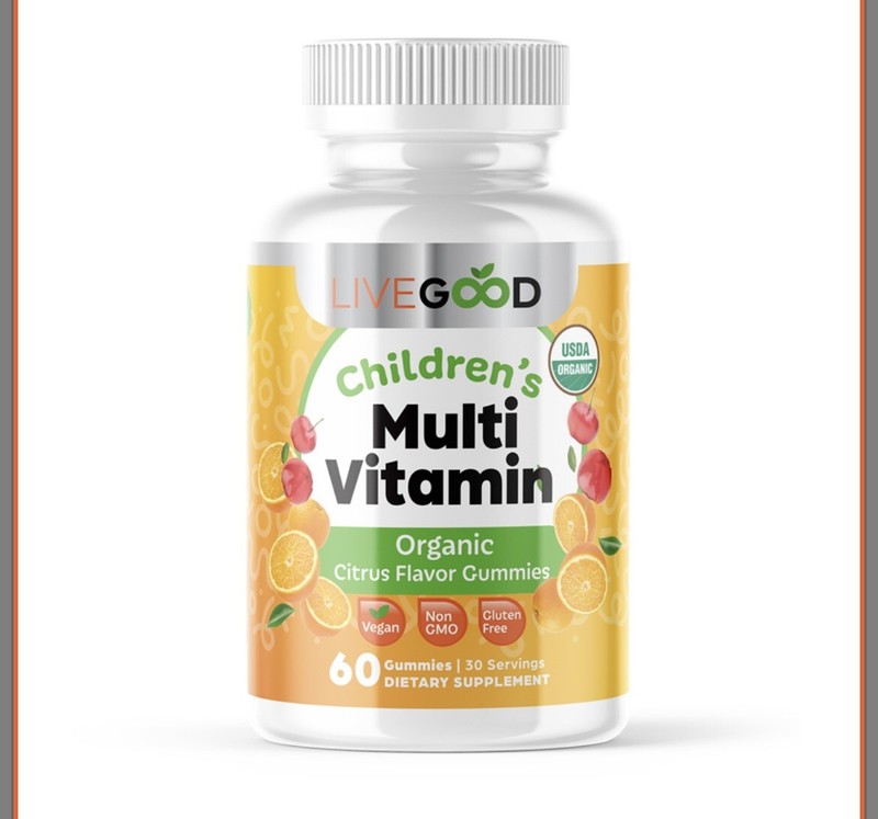 Children Multivitamin Gummies Organic Citrus Flavor 60 CT – LIVEGOOD Supplement