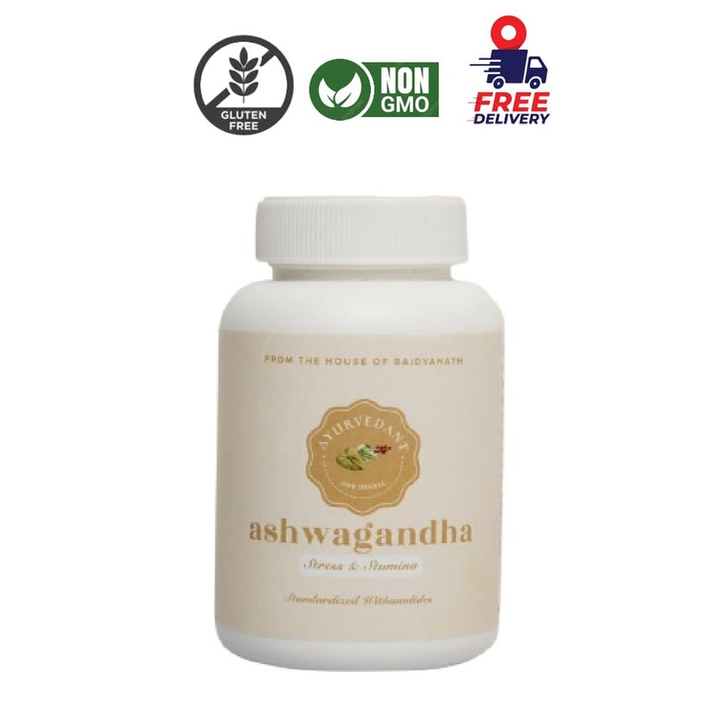 BAI.DYANATH Ashwagandha 60 Tablets Stress Vitality