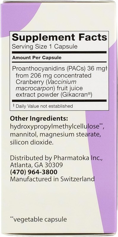 Ellura 36mg Cranberry Capsules 90ct –Urinary Tract Health Supplement gallery