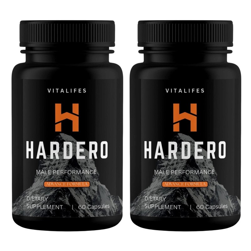 ( 2 Pack ) Hardero Advanced Male Support Supplement Hard Ero 60 Capsules