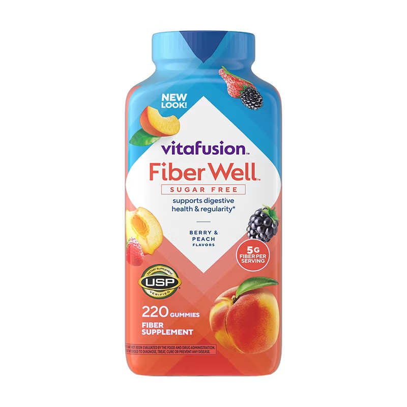 Vitafusion Fiber Well Gummies Sugar Free Daily Fiber Supplement 220 Ct FREE SHIP