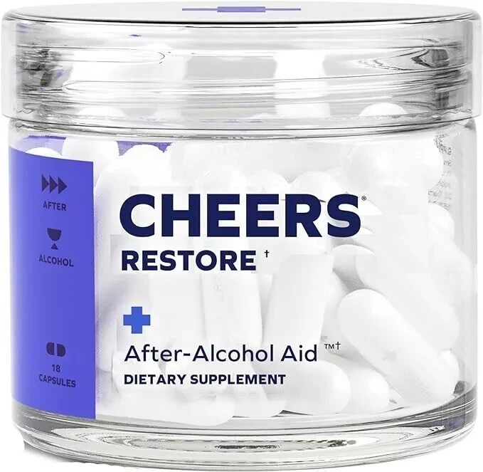 2 Cheers Restore | Supplement with DHM + L-Cysteine | Feel Better after Drinking