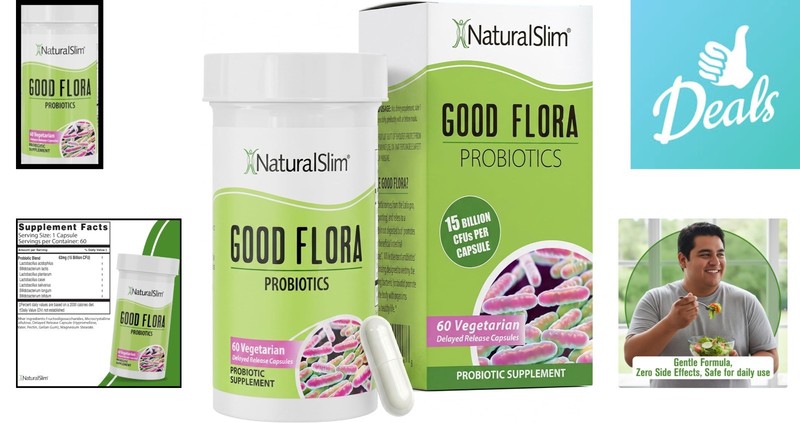 Good Flora Probiotics for Men & Women - 60 Vegetarian Capsules for Gut Vitality gallery