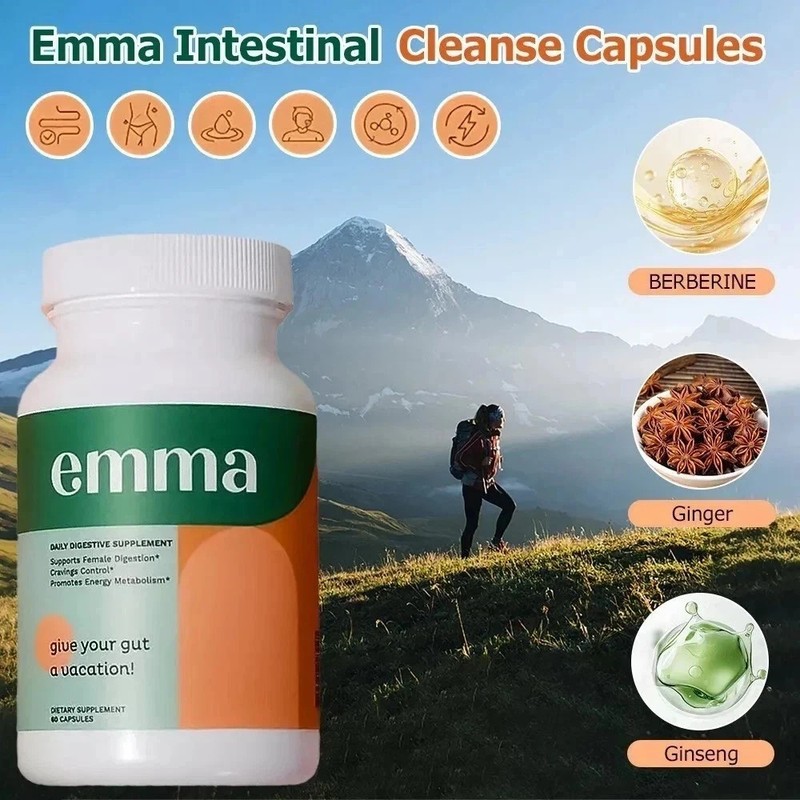 Emma Gut Health 180 Caps – Bloating & Leaky Gut Relief 2PACK gallery
