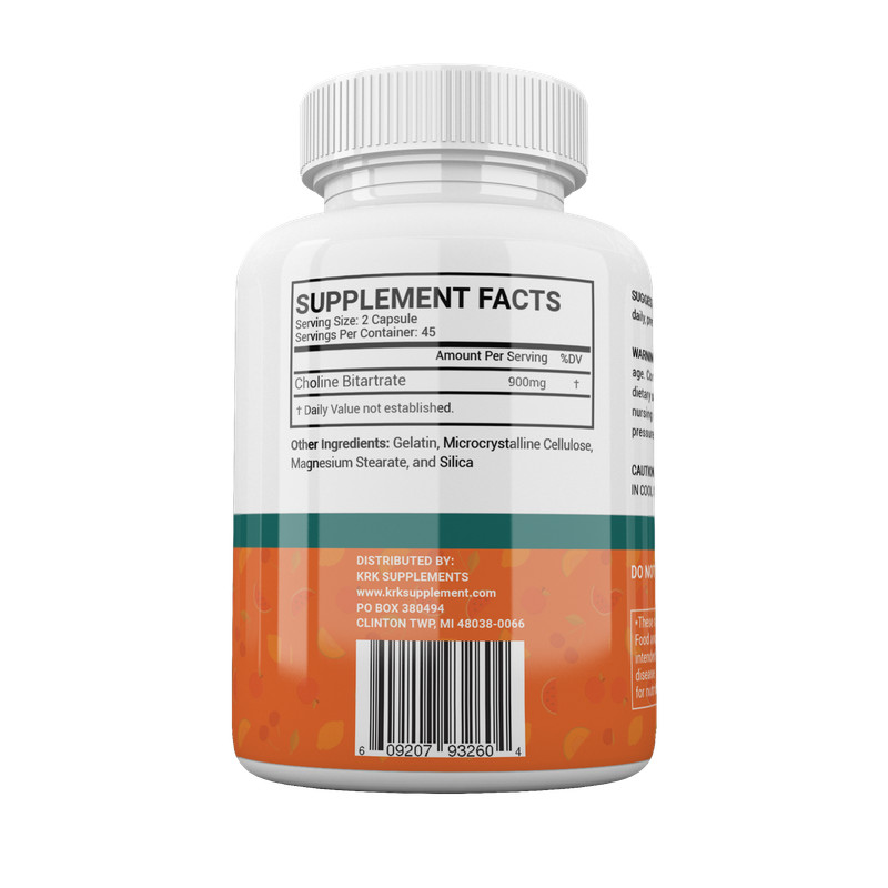 1 Choline Bitartrate 900mg Brain Memory Booster Phosphatidylcholine Nootropic gallery