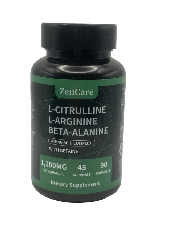 L-Citrulline L-Arginine Beta-Alanine Capsules 90ct – Exp 05/25/27