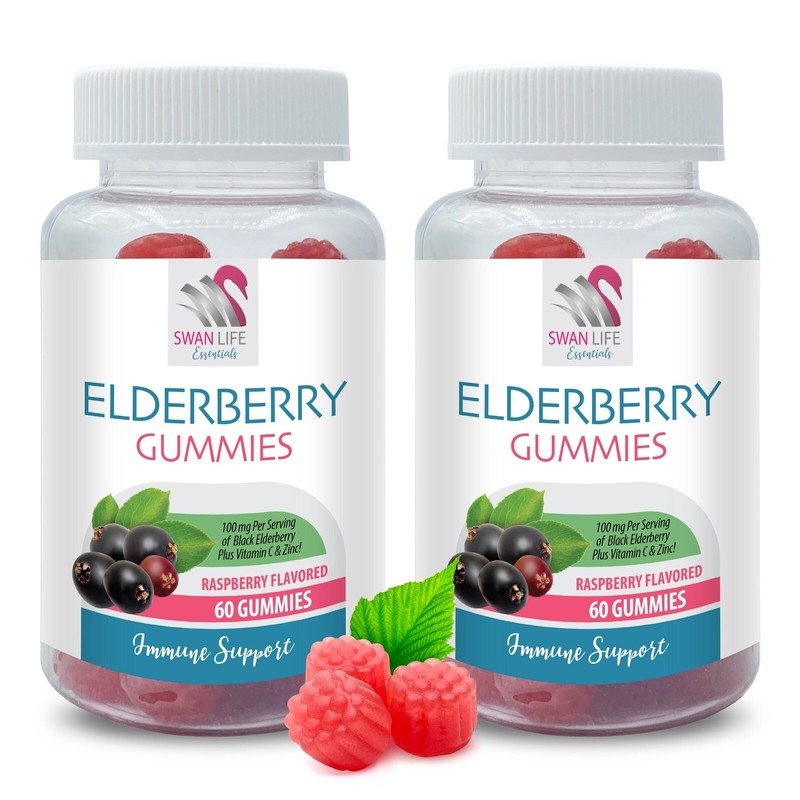 Berry bites – ELDERBERRY GUMMIES – Anytime treat 2 Bottles 120 Gummies