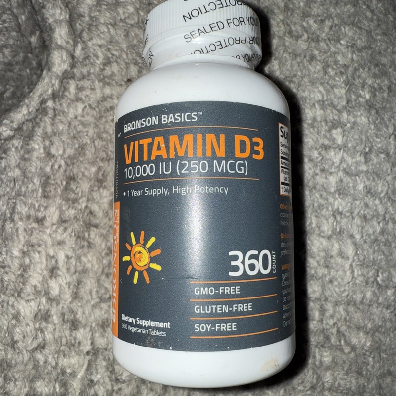 Bronson – Vitamin D3, 10,000 IU – 360Ct. (250MCG)