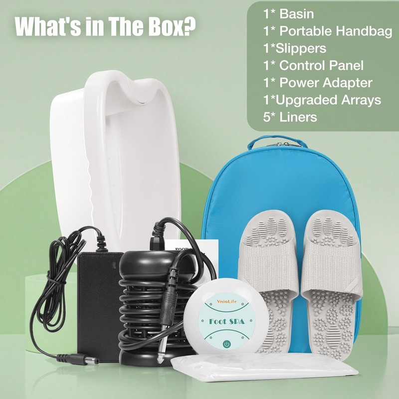 Ionic Foot Bath Detox Machine,Home Ionic Foot Spa with Liners and Handbag | I... gallery