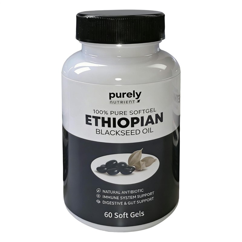 Ethiopian Seed Black Essential Oil Softgels 100% Pure Natural