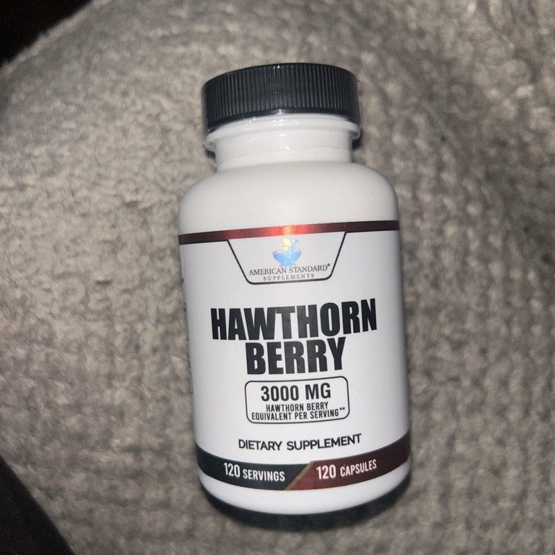 Hawthorn Berry 3000mg, Made With Organic Hawthorne Berry – 120 Veggie Caps