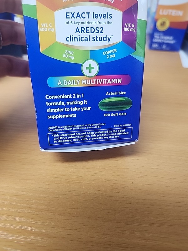 Bausch+Lomb Preservision AREDS 2 Formula+ Multivitamin 100 Soft Gels gallery