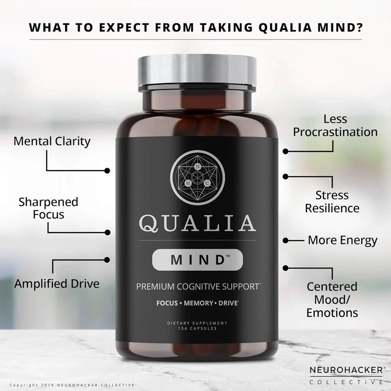 NEUROHACKER COLLECTIVE Qualia Mind Nootropics 154 ct | Top Brain Supplement gallery