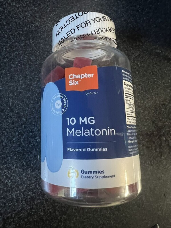 Zahler – Chapter Six Melatonin Gummies 10mg (60 Gummy Bottle) Kosher Melatonin