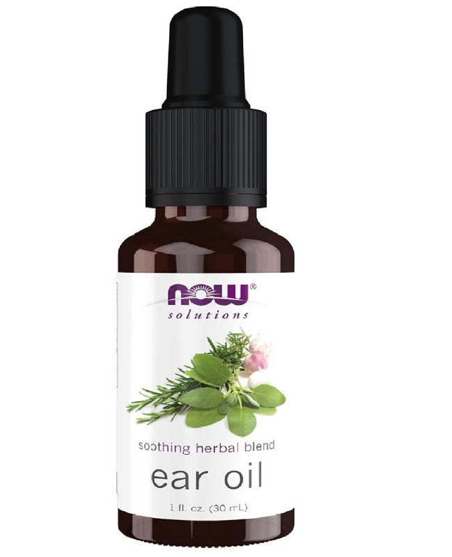 NOW Solutions, Ear Oil, Soothing Herbal Blend, Great on Mild Discomfort or Irrit