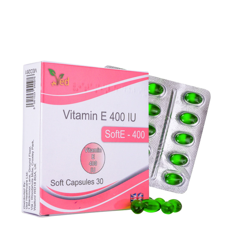 VED Vitamin E 400 IU, 30 Soft Capsules, 30 Days Supply gallery