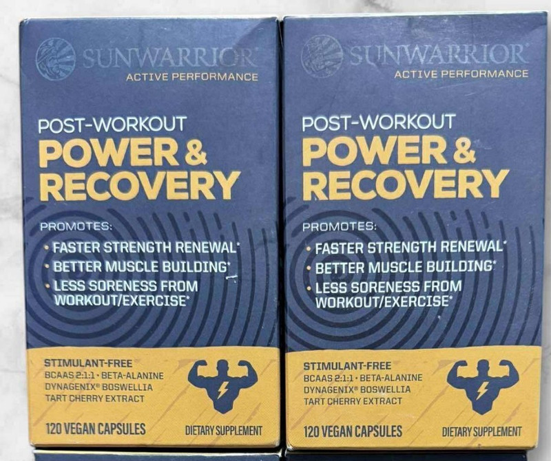 FOR 2 Sunwarrior Post-Workout Power & Recovery 30 Servings Exp10/26+ NEW SHIP