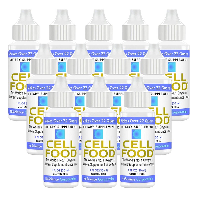 12 x Cellfood Liquid Concentrate 1 fl oz FRESH MADE IN USA FREE SHIPPING