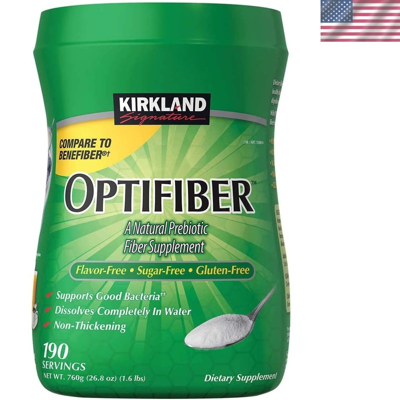 190 Servings of Signature OPTIFIBER Grit-Free Fiber Powder – Unflavored, 26.8 oz