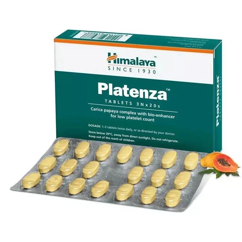Pack of 5 Himalaya Platenza Tablet 300 Count-Original Pack gallery