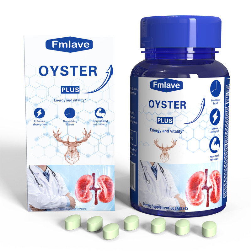 3X Oyster Extract Supplement Support Male Energy & Vitality Kidney Healthy 180ct gallery