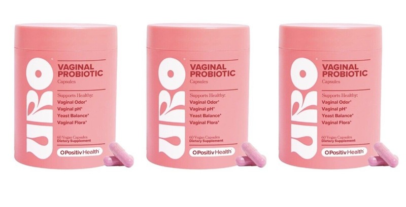 3Packs URO O Positiv Vaginal Probiotics for Women pH Balance w/ Prebiotic 180 ct gallery