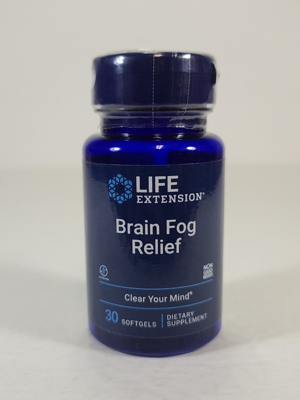 Life Extension Brain Fog Relief Mental Focus Cognitive Boost 30 Softgels 06/2025