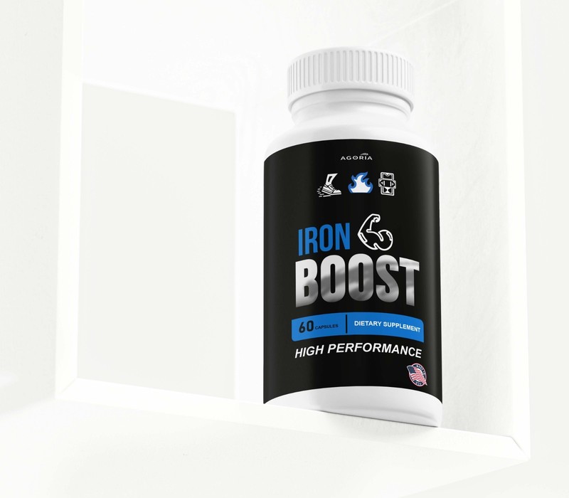 (6 Pack) Iron Boost High Performance Supplement, IronBoost Capsules gallery