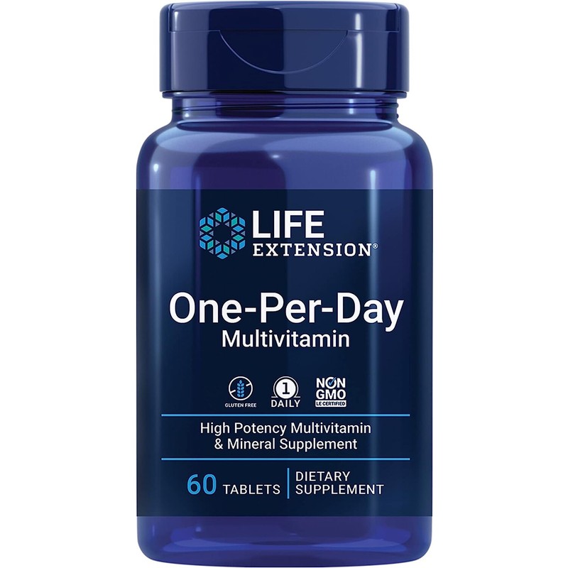 Life Extension One-Per-Day Multivitamin, 60 Tablets