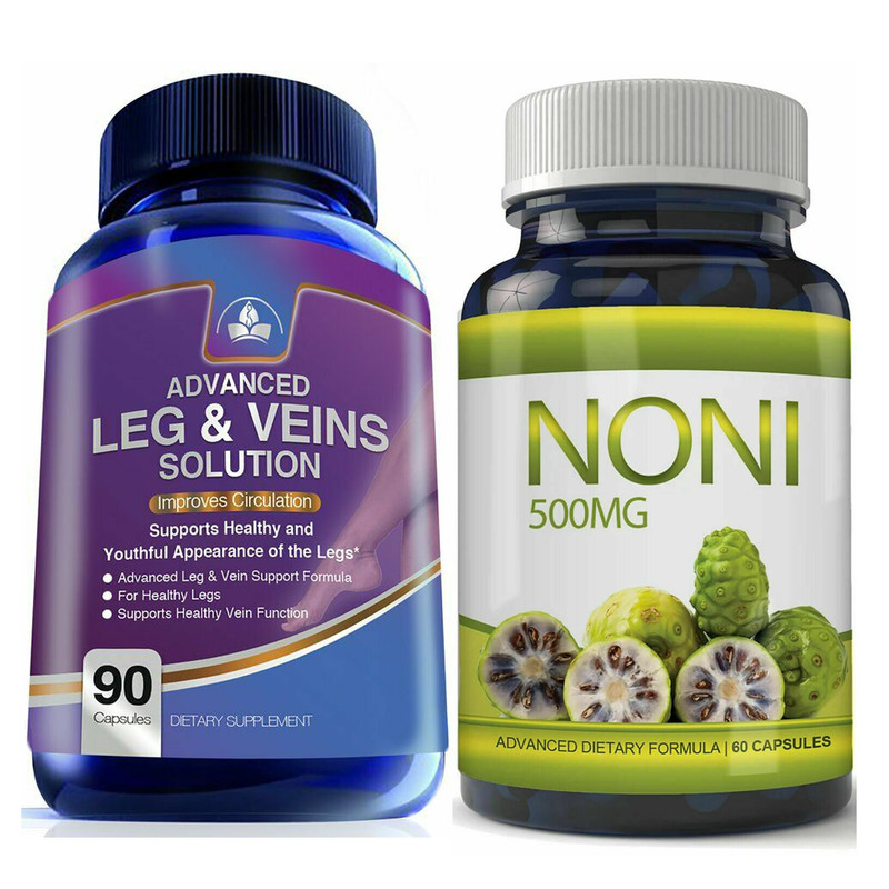 Legs Healthy Vein Function Support and Noni Fruit Weight Management Supplement