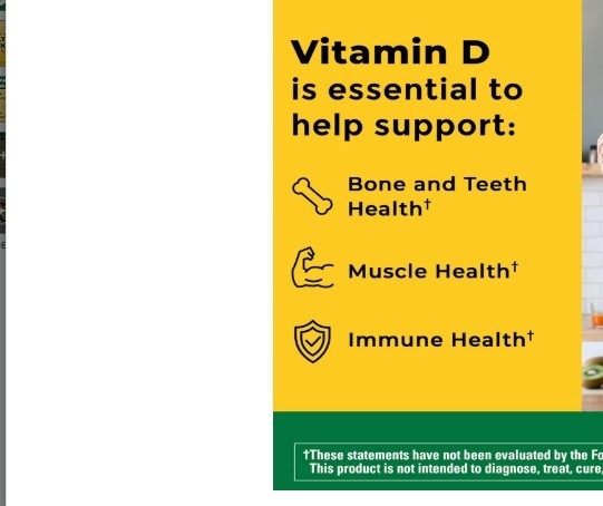 Nature Made Vitamin D3 5000 IU Ultra Strength Softgels - 180 Count gallery