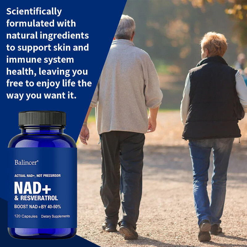 Nad+ Resveratrol 120 capsules - Improve metabolism and improve sleep gallery