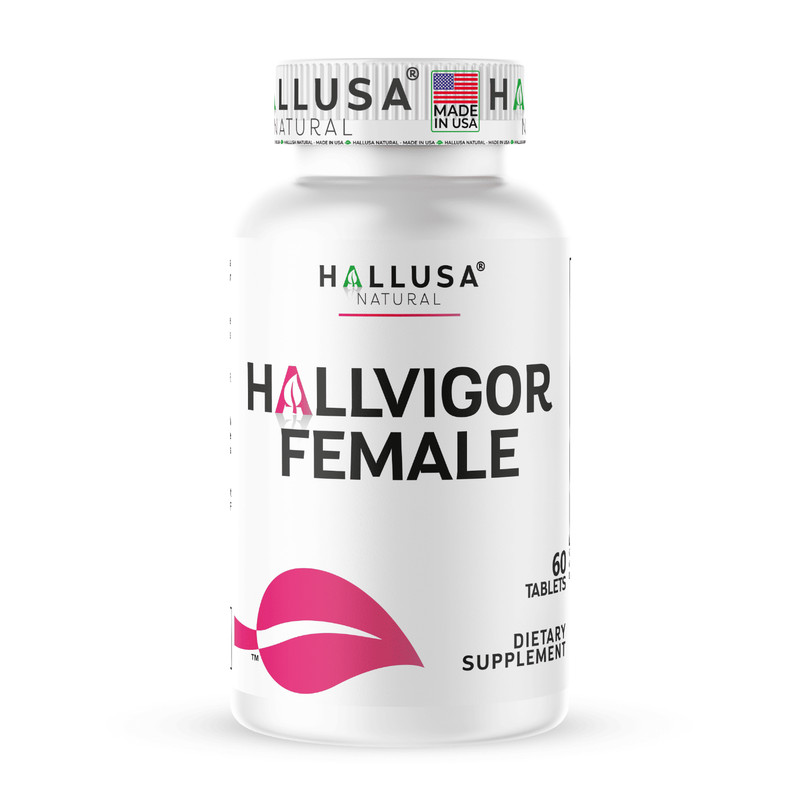 Hallvigor Female, Increases Desire in Women, Libido Booster, Estrogens – 60 ct