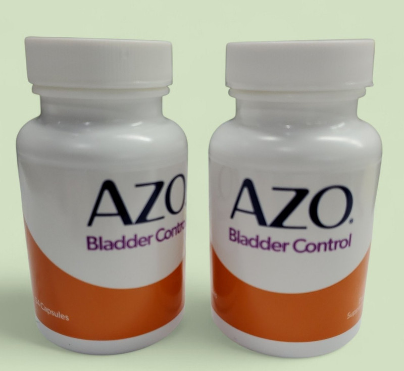 Lot of 2, AZO Bladder Control with Go-Less, 54 ct 2 PACK EXP. 02/2027
