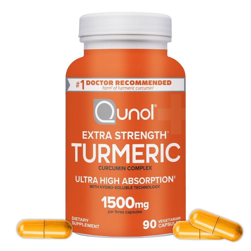 Turmeric Curcumin Capsules, with Ultra High Absorption 1500mg, Joint Support,…