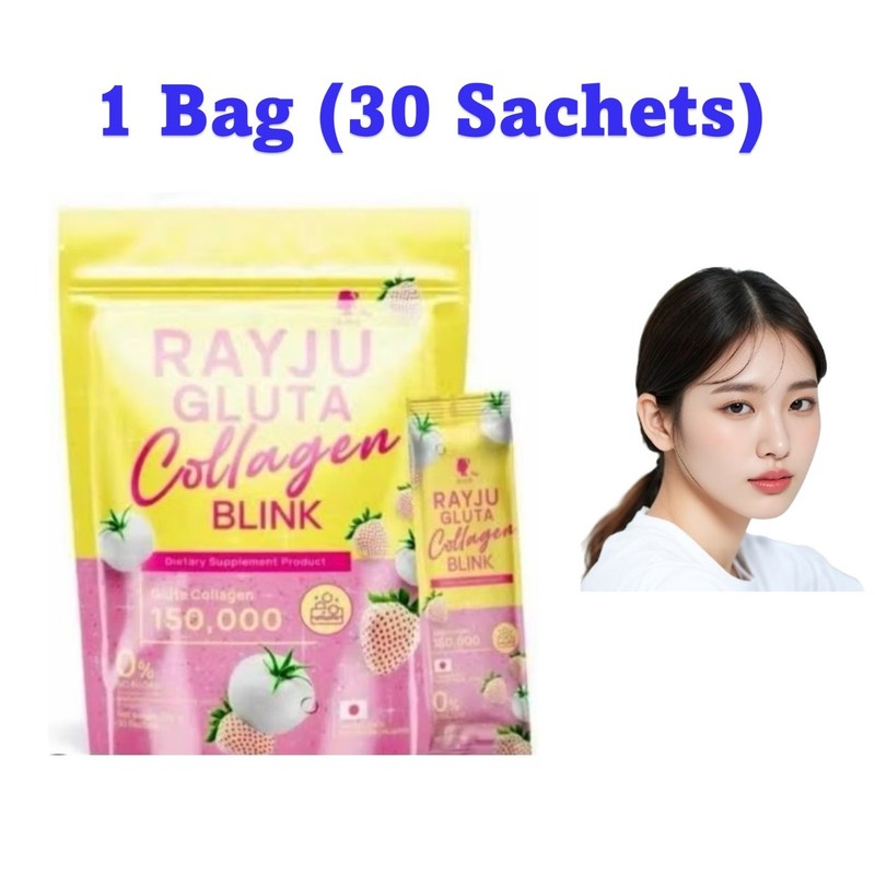 RAYJU Collagen Blink Dietary Supplement Rayya Nourish Skin 30 Sachets