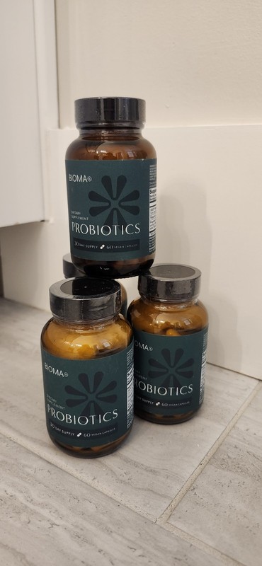 Bioma Probiotics Dietary Supplement 60 Vegan Capsules 30 Day Supply Lot of 4 New