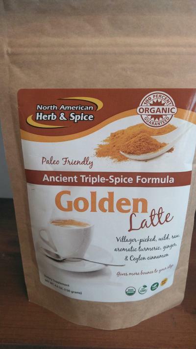 Golden Latte North American Herb and Spice 4.6 oz Organic Paleo Friendly