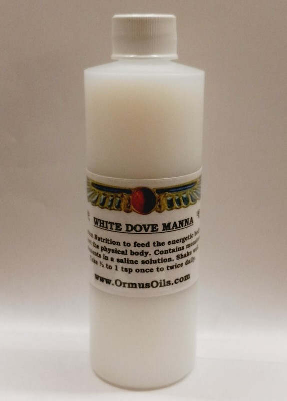 White Dove Manna – 4 oz, Monatomic m-state gold liquid Ormus, Fire Alchemy
