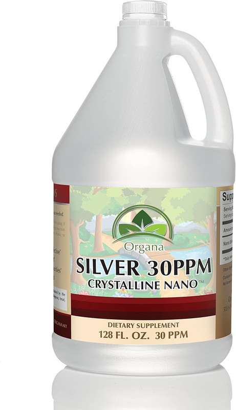 New Organa Crystalline Nano Colloidal Silver Immune Support Fast Shipping