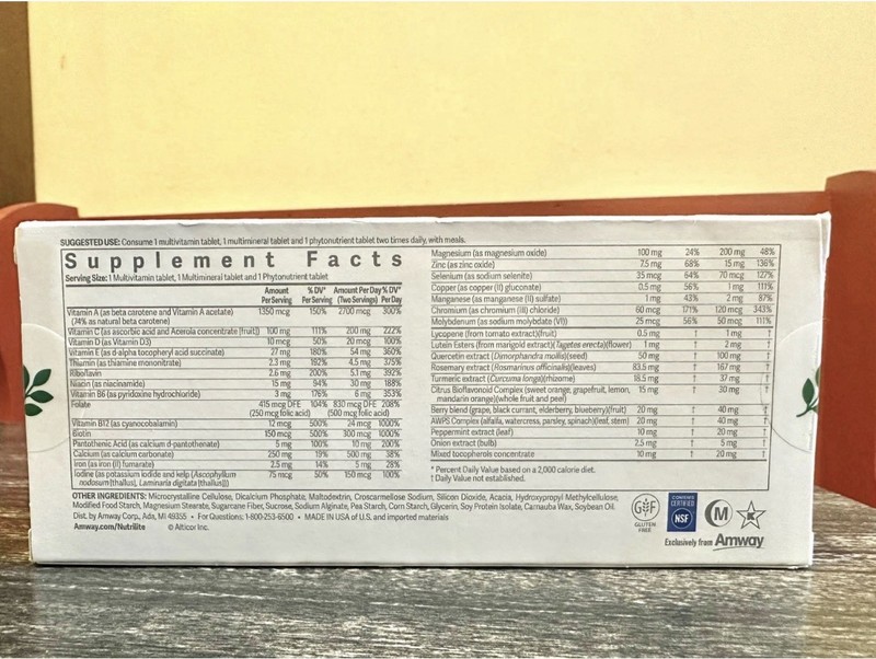 FREE SHIPPING- Nutrilite Double-X Multi-Vitamin Tablets, 31-Day Refill EXP:10/27 gallery