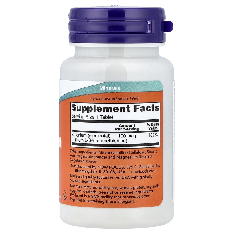 Selenium, 100 mcg, 100 Tablets gallery
