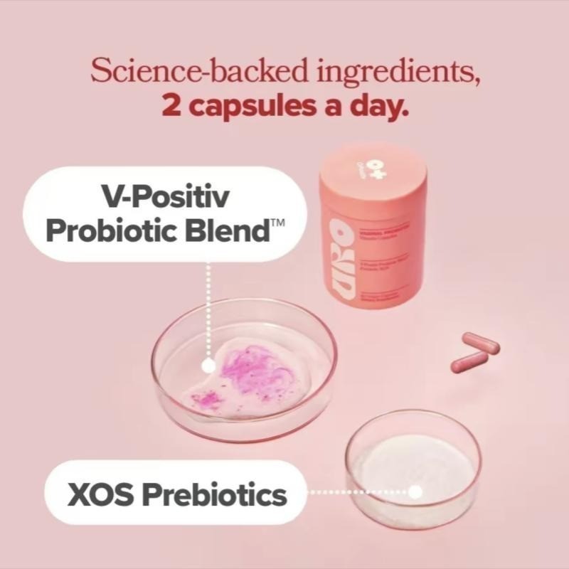 1-3PACK URO O Positiv Vaginal Probiotics for Women pH Balance w/ Prebiotic 60pcs gallery