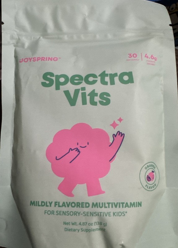 JoySpring Kids Spectra Vits Multivitamin Sensory Sensitive Kids Orange Flavor